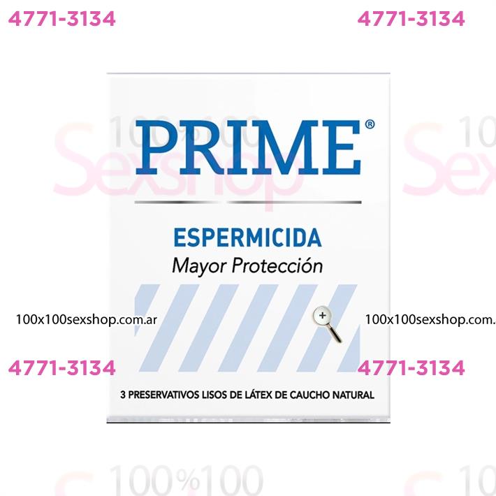Cód: CA FP ESPERM - Preservativos Prime Espermicida - $ 6000